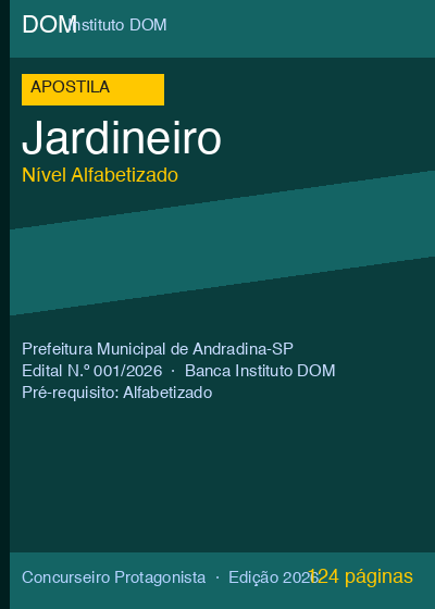 Apostila Jardineiro
